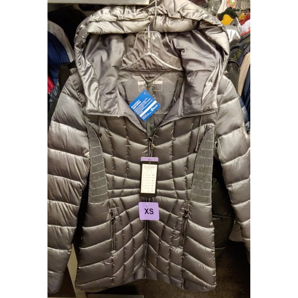 BERNARDO Women Quilted Packable Puffer Jacket--Charcoal - Picture 6 of 9